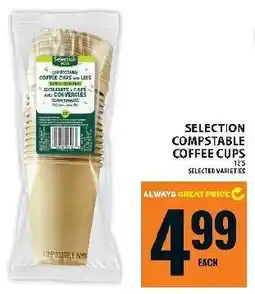 Food Basics Selection compostable coffee cups offer