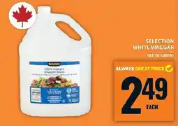 Food Basics Selection white vinegar offer