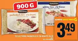 Food Basics Selection parboiled or white rice offer
