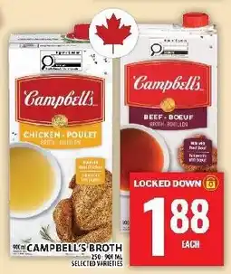 Food Basics Campbell's broth offer