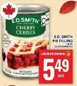Food Basics E.D. Smith cherry cerises pie filling offer