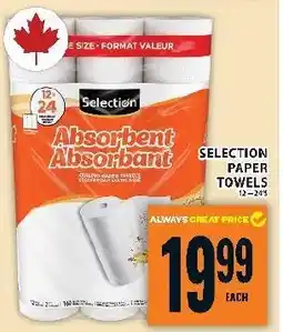 Food Basics Selection absorbent paper towels offer