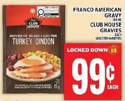 Food Basics Club House gravy mix for turkey offer