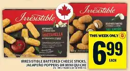 Food Basics Irresistible battered cheese sticks offer