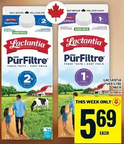 Food Basics Lactantia purfiltre milk offer