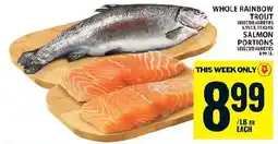 Food Basics Whole rainbow trout offer