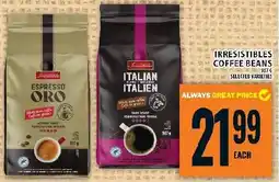 Food Basics Irresistibles coffee beans offer