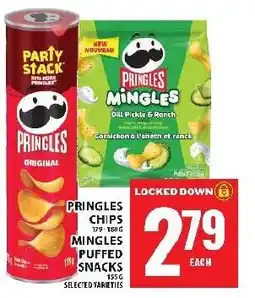 Food Basics Pringles chips mingles puffed snacks offer