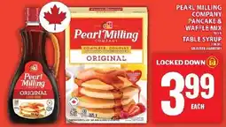 Food Basics Pearl Milling Company pancake & waffle mix offer