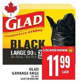Food Basics Glad black garbage bags offer
