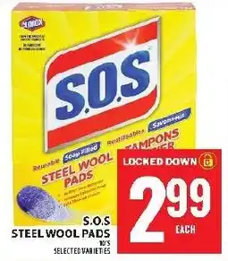 Food Basics S.O.S steel wool pads offer