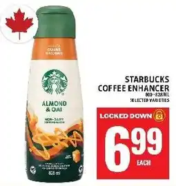 Food Basics Starbucks coffee enhancer almond & oat offer