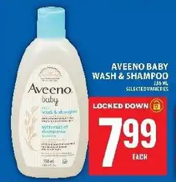 Food Basics Aveeno baby wash & shampoo offer