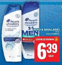 Food Basics Head & Shoulders men selected varieties offer
