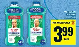 Food Basics Mr. Clean Mr. Net Platinum offer