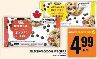 Food Basics Selection chocolate chips offer
