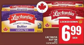 Food Basics Lactantia butter offer