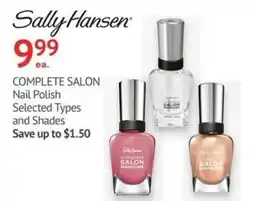 Guardian Pharmacy Sally Hansen complete salon nail polish offer
