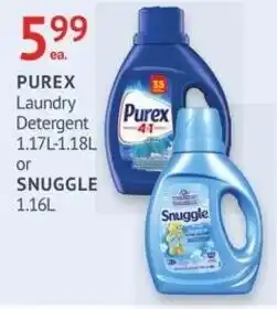 Guardian Pharmacy Purex Laundry Detergent or Snuggle offer