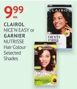 Guardian Pharmacy Clairol nice'n easy or garnier nutritisse hair colour selected shades offer