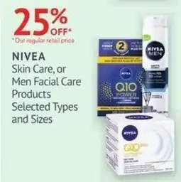 Guardian Pharmacy Nivea skin care or men facial care products offer