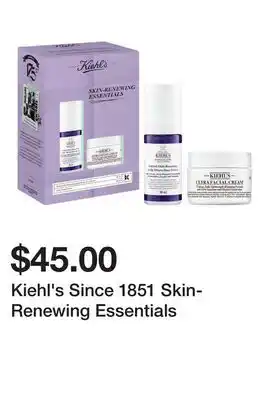 Sephora Kiehl's Since 1851 Skin-Renewing Essentials offer