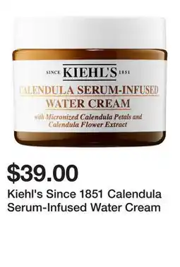 Sephora Kiehl's Since 1851 Calendula Serum-Infused Water Cream offer