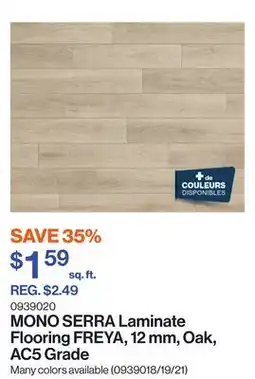 Patrick Morin Laminate Flooring FREYA, 12 mm, Oak, AC5 Grade offer