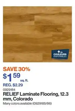 Patrick Morin RELIEF Laminate Flooring, 12.3 mm, Colorado offer