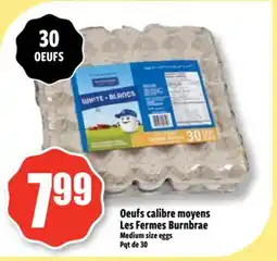 Bonanza Oeufs calibre moyens Les Fermes Burnbrae offer