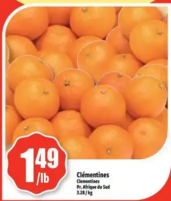 Bonanza Clémentines offer