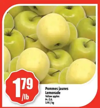 Bonanza Pommes jaunes offer