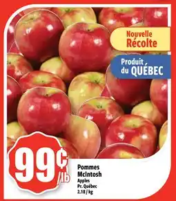 Bonanza Pommes McIntosh offer
