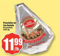Bonanza Prosciutto sec San Daniele offer