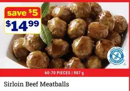 M & M Food Market Sirloin Beef Meatballs offer