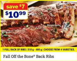 M & M Food Market Fall Off the Bone Back Ribs offer