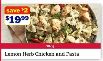 M & M Food Market Lemon Herb Chicken and Pasta offer