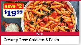 M & M Food Market Creamy Rosé Chicken & Pasta offer
