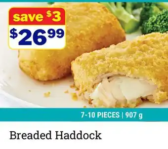 M & M Food Market Breaded Haddock offer
