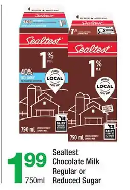 Highland Farms Sealtest Chocolate Milk Regular or Reduced Sugar offer