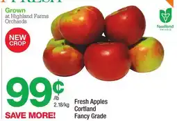 Highland Farms Fresh Apples offer
