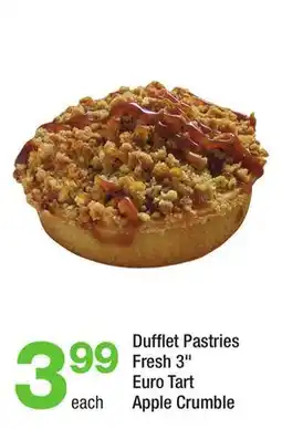 Highland Farms Dufflet Pastries Fresh 3 Euro Tart Apple Crumble offer