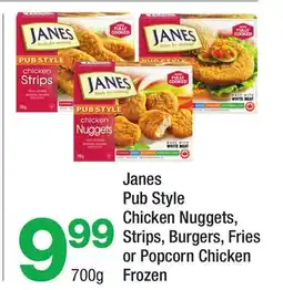 Highland Farms Janes Pub Style Chicken Nuggets, Strips, Burgers, Fries or Popcorn Chicken offer