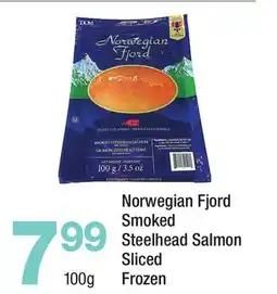 Highland Farms Norwegian Fjord Smoked Steelhead Salmon Sliced Frozen offer