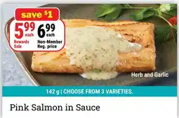 M & M Food Market Pink Salmon in Sauce offer