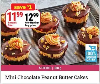 M & M Food Market Mini Chocolate Peanut Butter Cakes offer