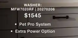 Leon's Maytag Midnight Steel Front-Load Washer with Pet Pro (5.8 Cu.Ft.) - MFW7020RF offer