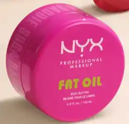 Walmart NYX Professional Makeup hair and body mist, body butter offer