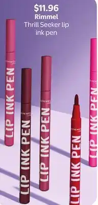 Walmart Rimmel Thrill Seeker lip ink pen offer
