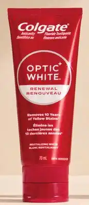 Walmart Colgate Optic White Renewal toothpaste offer